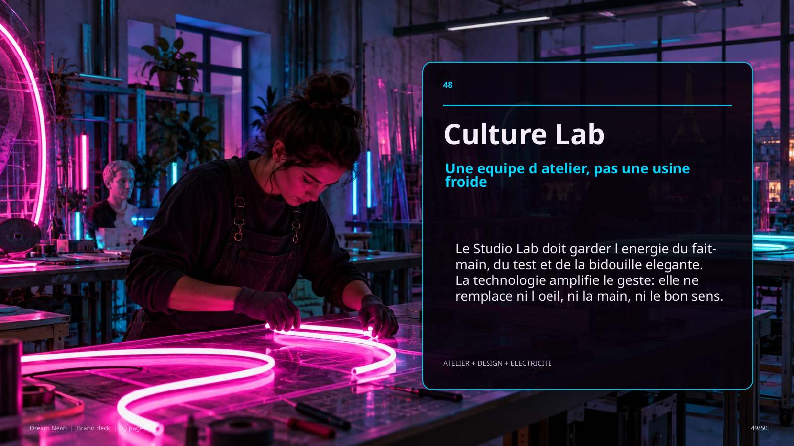 Slide Culture Lab Dream Néon